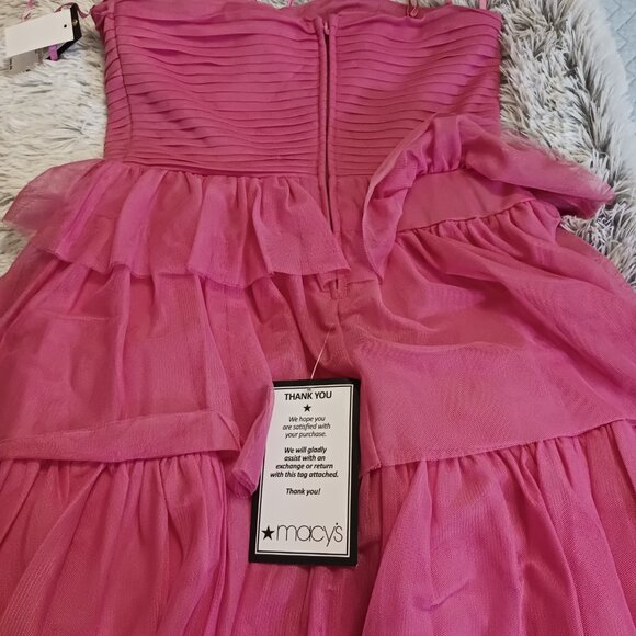 Homecoming Style Pink Party Dress - Picture 2 of 4